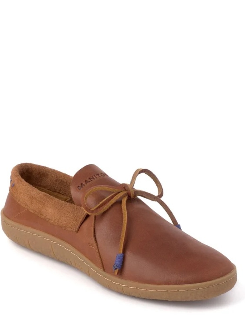 Manitobah Women’s Brown Leather ModernMoccasin Slip-On